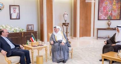 Iran Ambassador Meets with Kuwait Amiri Diwan Minister Crown Princes Diwan Chief